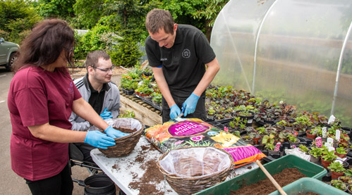 Training in the garden centre